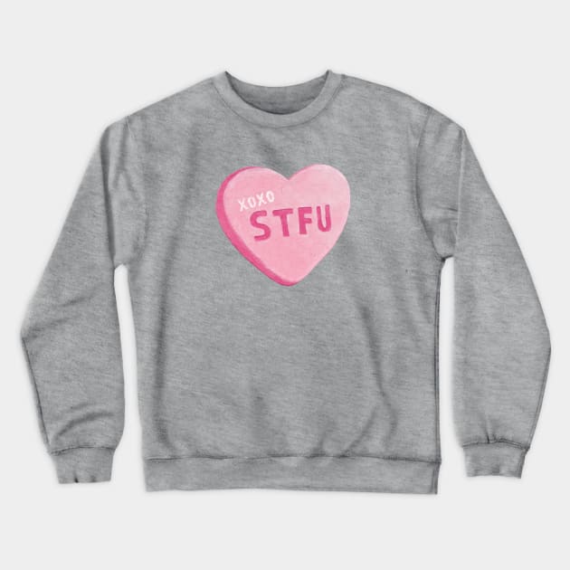 Sweetheart Crewneck Sweatshirt by MidnightCoffee
